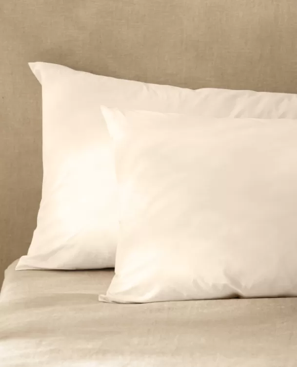 Bassols Fundas de Almohada de Algodón Lavado Florencia Blanco Roto Best