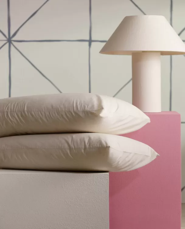 Bassols Fundas de Almohada de Algodón Lavado Florencia Blanco Roto Best