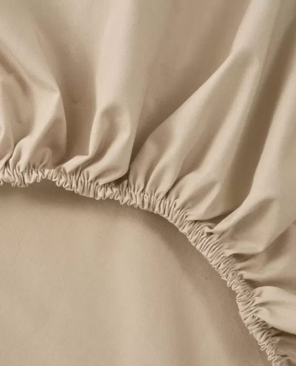 Bassols Sábana Bajera Cotton Beige Fashion